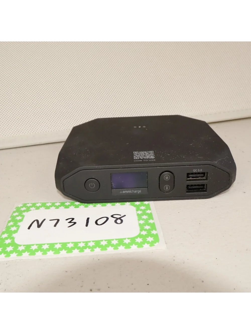OmniCharge Power 20+ 71Wh Portable Power Bank AC Outlet USB-C QC 3.0 Wireless